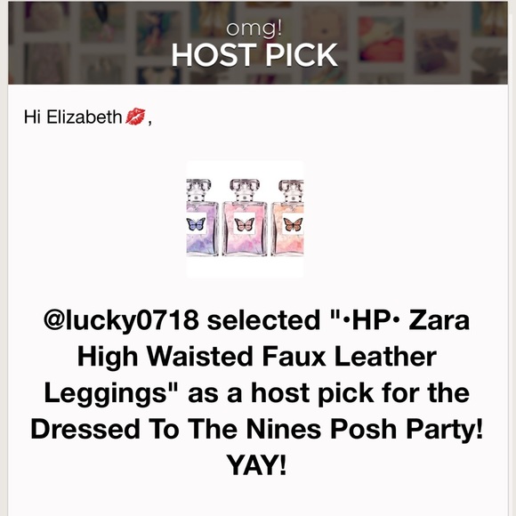 •HP• Zara High Waisted Faux Leather Leggings - Picture 11 of 11